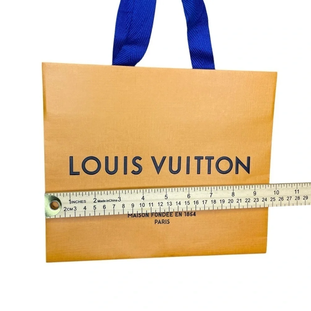 Louis Vuitton Authentic Orange Gift Bag